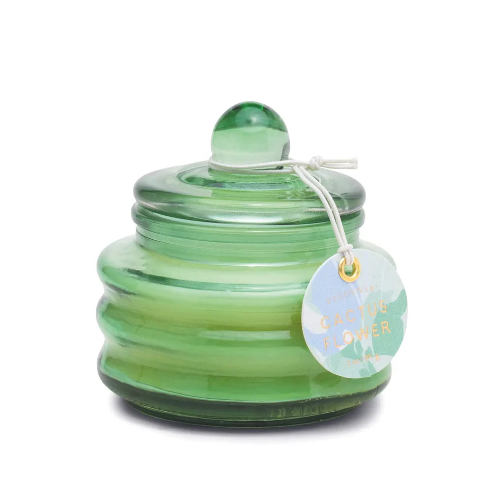 Paddywax Candle : Beam Glass Green - Cactus Flower
