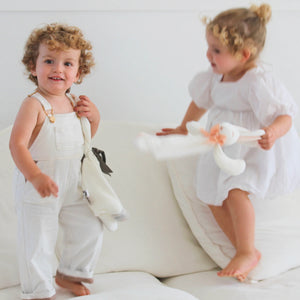 Bunny Comforter - White / Mint