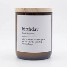 Load image into Gallery viewer, Dictionary Meaning Candle - Birthday
