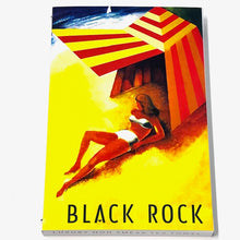 Load image into Gallery viewer, Microfibre Tea Towel - Black Rock : Sunbaking
