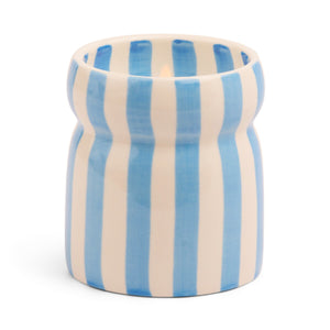 Paddywax Candle : Cabana Blue Striped - Lost at Sea