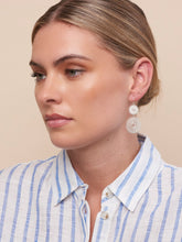 Load image into Gallery viewer, Earring - Double Lace Silver
