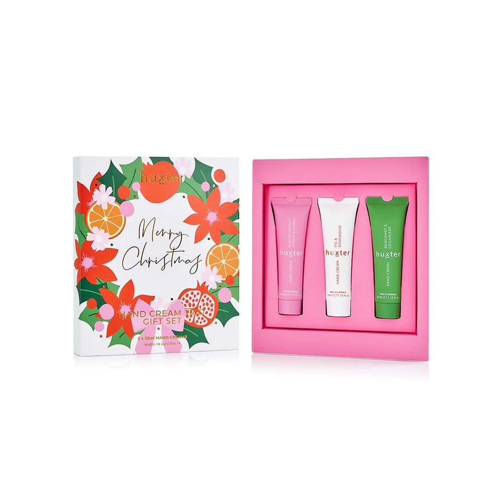 Huxter Christmas Hand Cream Trio Gift Set