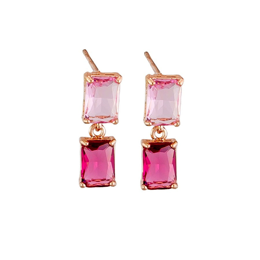 Earring - Clara Crystal Rose