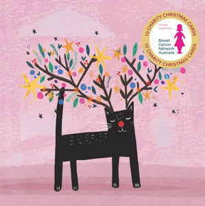 Charity Christmas Cards - BCNA Festive Cat