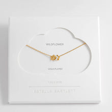 Load image into Gallery viewer, Estella Bartlett Necklace - Multi Flower Gold Plated
