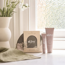 Load image into Gallery viewer, Retreat Collection : al.ive Body - Hand + Lip Gift Set
