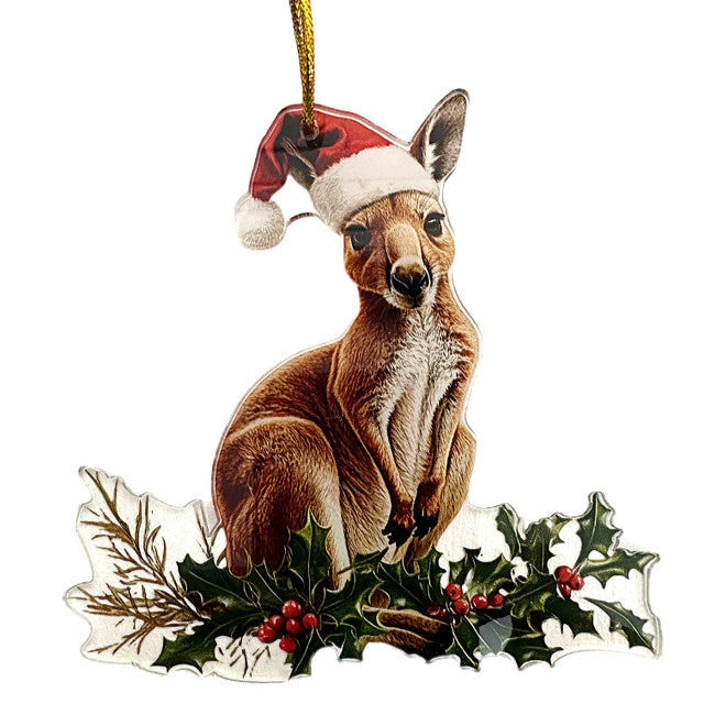 Hanging Decoration - Kangaroo Acrylic