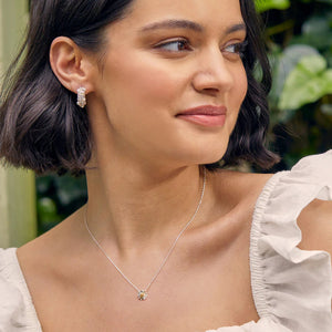 Estella Bartlett Necklace - Wildflower Silver Plated