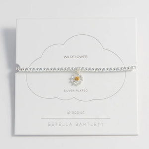 Estella Bartlett Bracelet - Wildflower Silver Plated