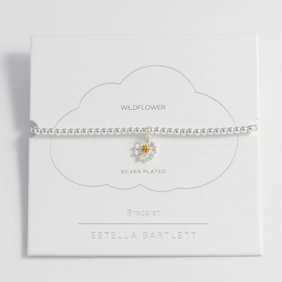 Estella Bartlett Bracelet - Wildflower Silver Plated