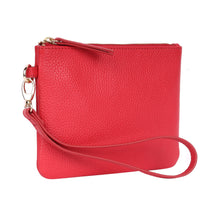 Load image into Gallery viewer, Carlota Leather Clutch - Red
