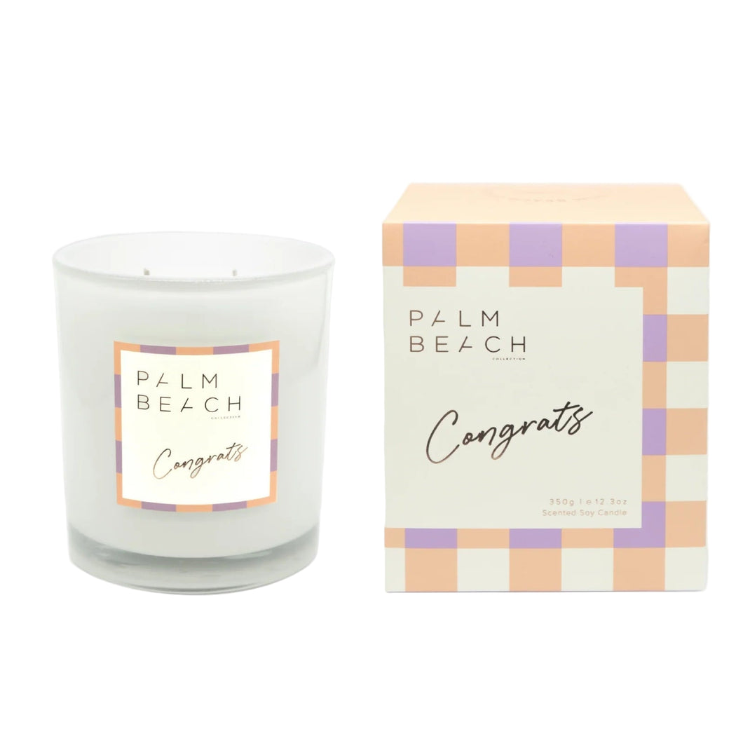 Celebration Candle 350gr - Congrats