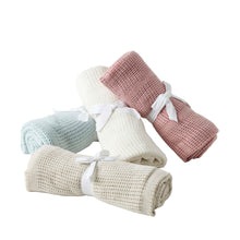 Load image into Gallery viewer, Baby Blanket - Cotton Light Blue
