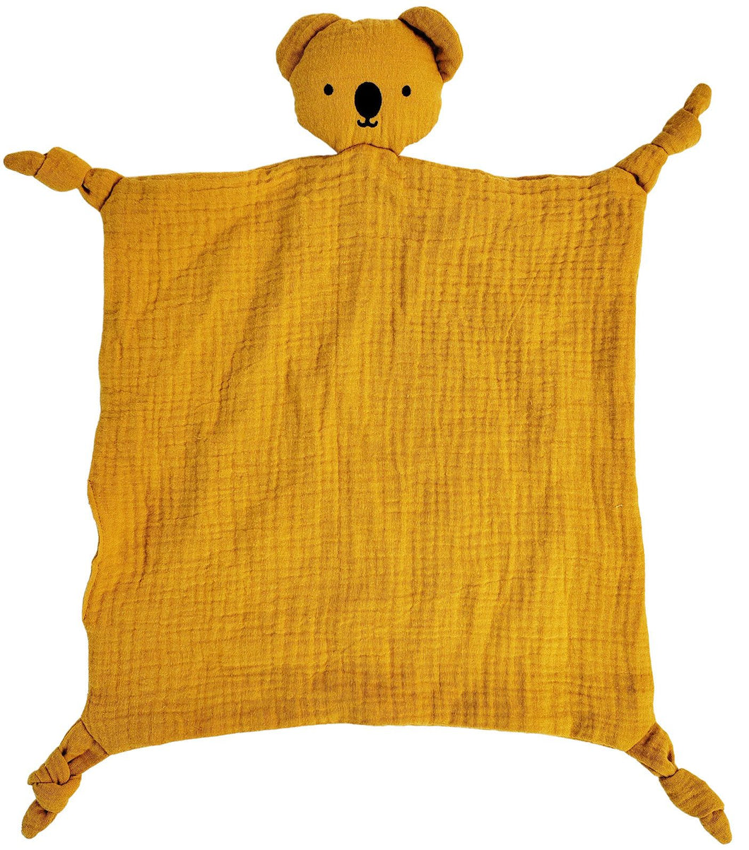 Muslin Koala Comforter - Mustard