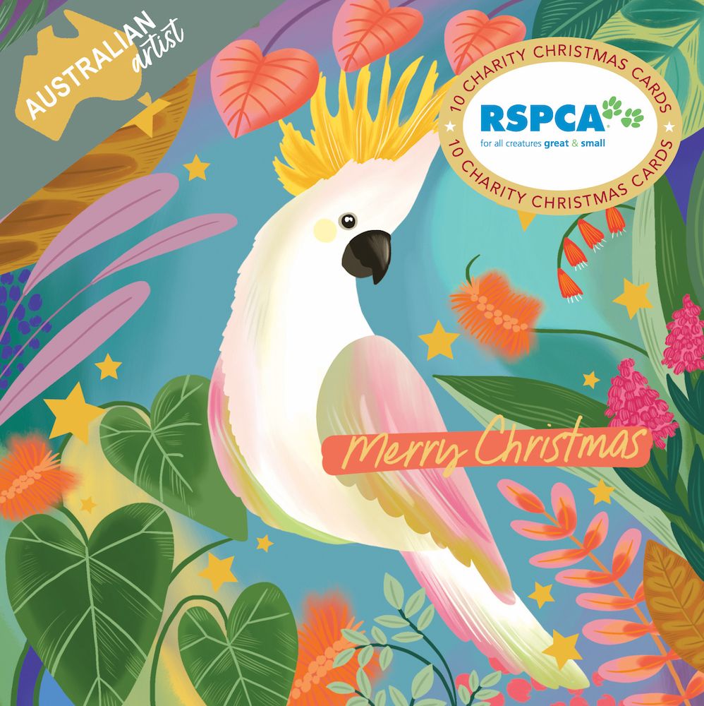 Charity Christmas Cards - RSPCA Cockatoo