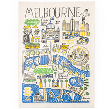 Load image into Gallery viewer, Tea Towel - Melbourne : Unbleached Cotton
