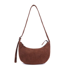 Load image into Gallery viewer, Tulip Moon Suede Bag - Brown
