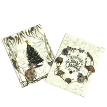 Load image into Gallery viewer, Charity Christmas Cards Pack 10 RFDS - Animal Wreath
