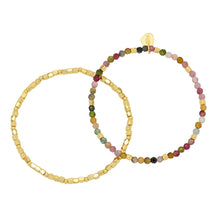 Load image into Gallery viewer, Estella Bartlett Bracelet - Coco Bead &amp; Tourmaline

