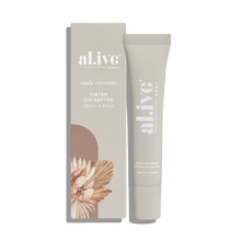 Load image into Gallery viewer, al.ive Body : Tinted Lip Butter - Nude Coconut
