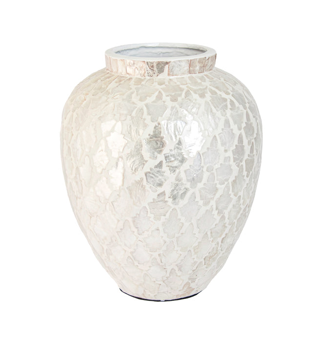 Vase - Capiz Urn Shape