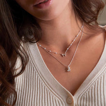 Load image into Gallery viewer, Estella Bartlett Necklace - Teddy Bear Silver Plated
