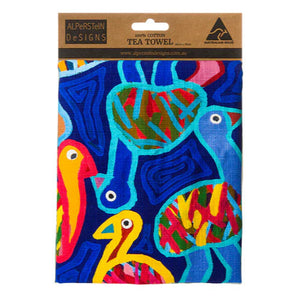Tea Towel - Emus Torch