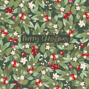 Charity Christmas Cards - BCNA Leaves and Berries
