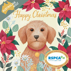 Charity Charistmas Cards - RSPCA Christmas Dog