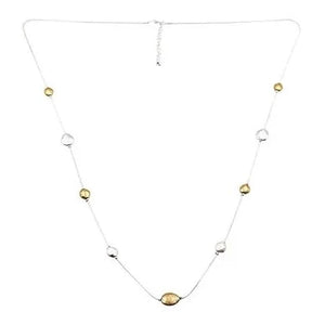 Necklace - Two Tone Mult Disc
