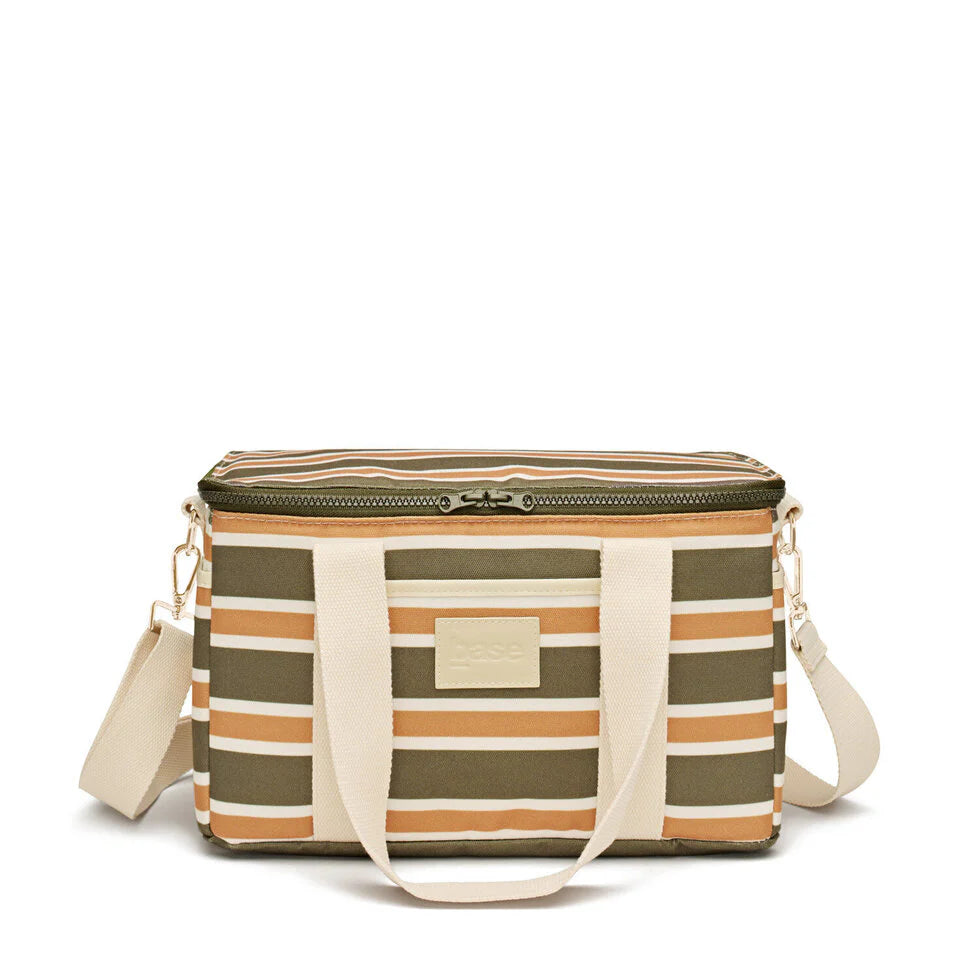Midi Cool Base - Khaki/Rust Stripe