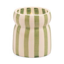 Load image into Gallery viewer, Paddywax Candle : Cabana Sage Striped - Bora Bora

