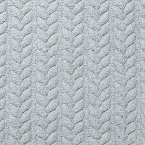 Baby Blanket : Quilted Reversible Grey