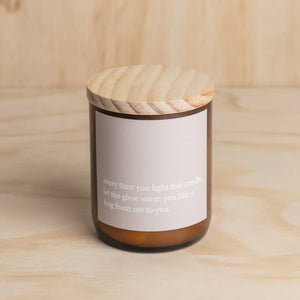 Heartfelt Candle - Hug From Me To You - Palm Desert Fragrance