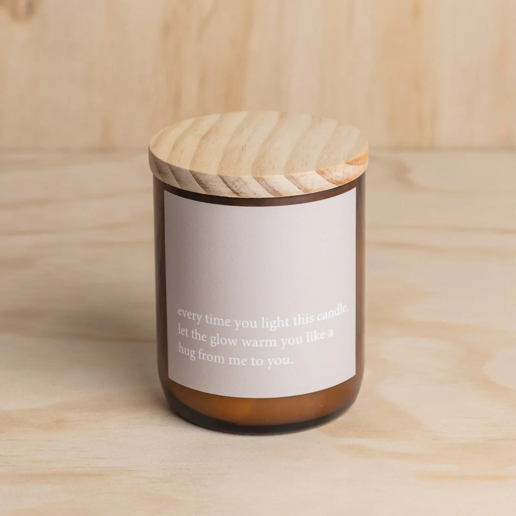 Heartfelt Candle - Hug From Me To You - Palm Desert Fragrance