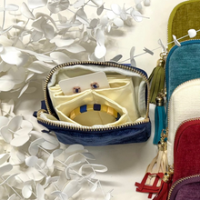 Load image into Gallery viewer, Travel Jewellery Purse - Olive
