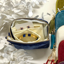 Load image into Gallery viewer, Travel Jewellery Purse - Plum
