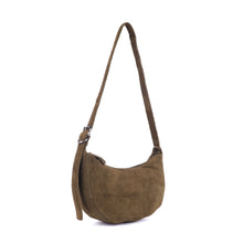 Load image into Gallery viewer, Tulip Moon Suede Bag - Khaki
