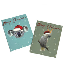 Load image into Gallery viewer, Charity Christmas Cards Pack 10 RFDS - Cockatoo
