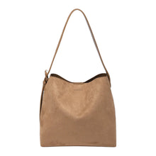 Load image into Gallery viewer, Peyton Suedette Shoulder Bag - Honey
