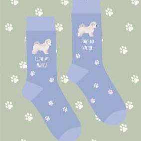 Heart & Sole Bamboo Socks - Maltese