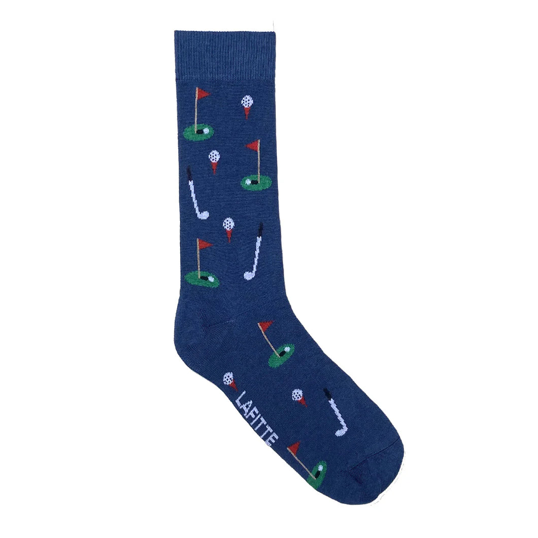 Golf Socks 6-10 Dusty Blue