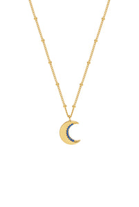Estella Bartlett Necklace - Moon Gold Plated