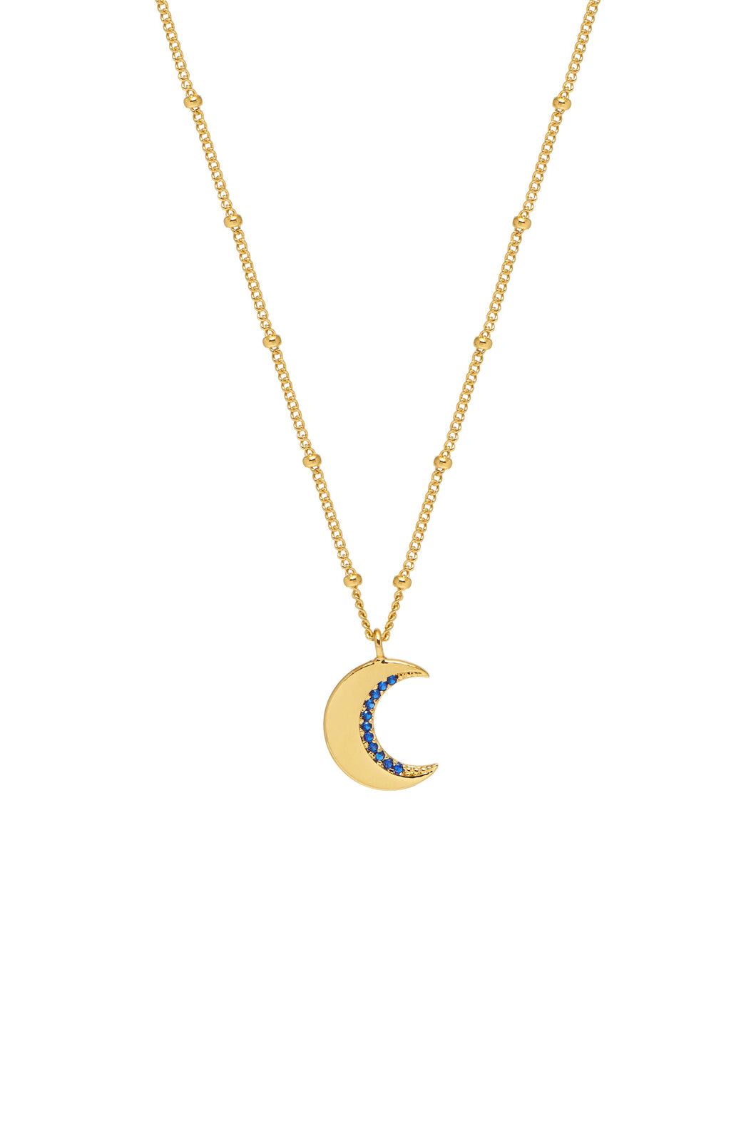 Estella Bartlett Necklace - Moon Gold Plated