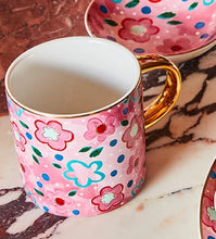 Load image into Gallery viewer, Carla Dinnage Designs : Foxy Flower Mug Pink
