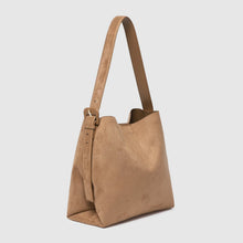Load image into Gallery viewer, Peyton Suedette Shoulder Bag - Honey
