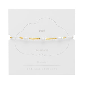 Estella Bartlett Bracelet - Pearl Station Gold Amelia
