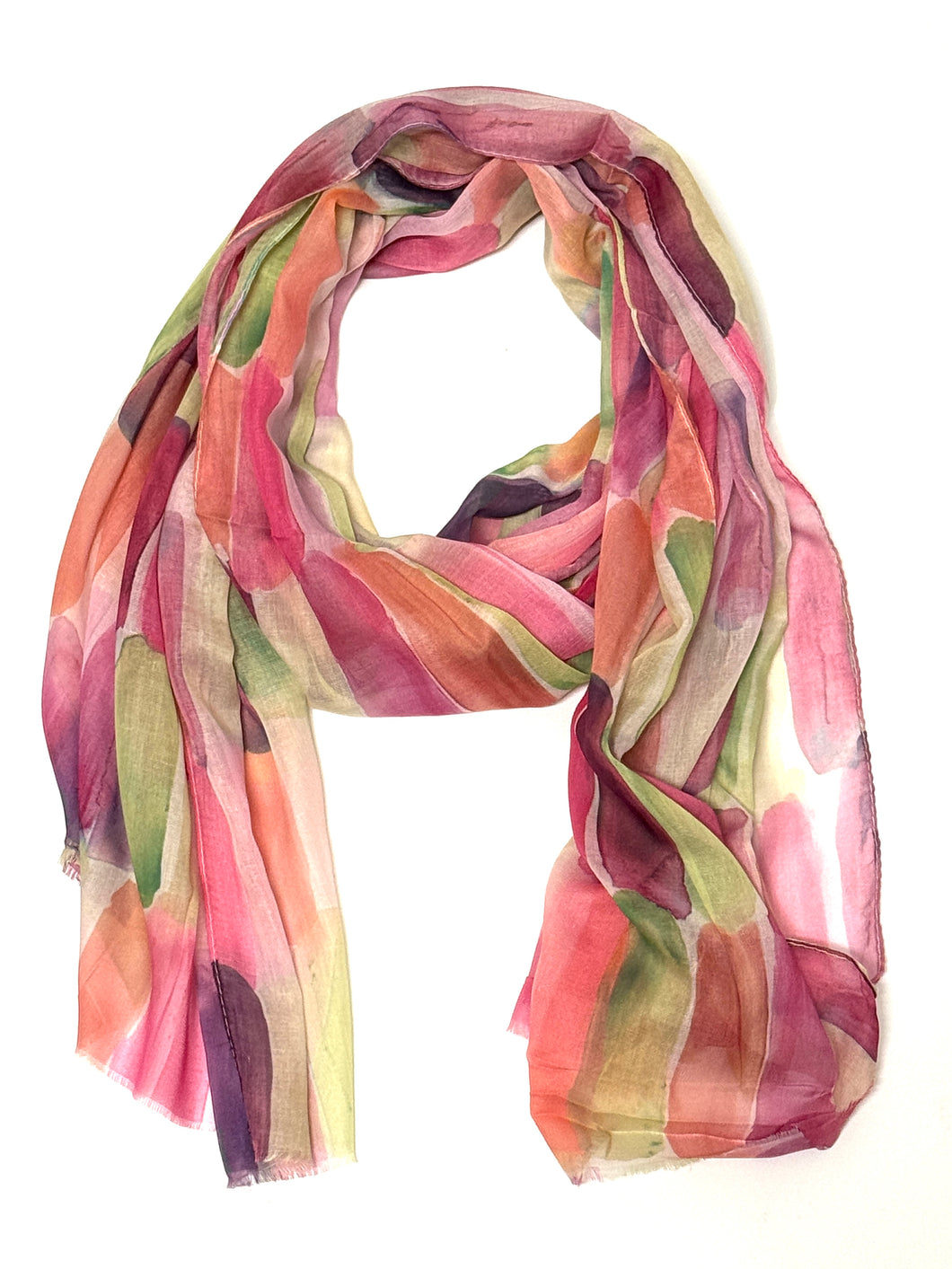 Scarf - Pantone - Pink & Green