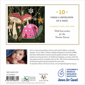 Charity Christmas Cards - CMRI Mushroom Forest